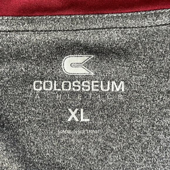 Florida State Seminoles Gray Garnet Colosseum Pullover 1/4 Zip Jacket Shirt XL - Picture 11 of 12